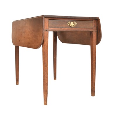 Lot 943 - GEORGE III 19TH CENTURY MAHOGANY PEMBROKE TABLE