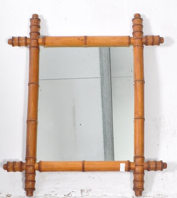 Lot 938 - EARLY 20TH CENTURY AESTHETIC MOVEMENT STYLE MIRROR