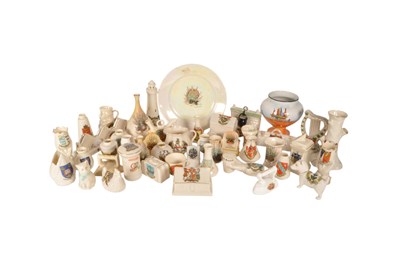 Lot 168 - COLLECTION OF EARLY 20TH CENTURY CRESTED CHINA PORCELAIN FIGURES