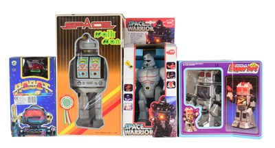 Lot 617 - RETRO TOYS - COLLECTION OF BATTERY POWERED ROBOTS