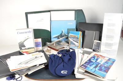 Lot 523 - COLLECTION OF LATE 20TH CENTURY CONCORDE MEMORABILIA
