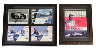Lot 47 - FORMULA ONE RACING DRIVER AUTOGRAPHS
