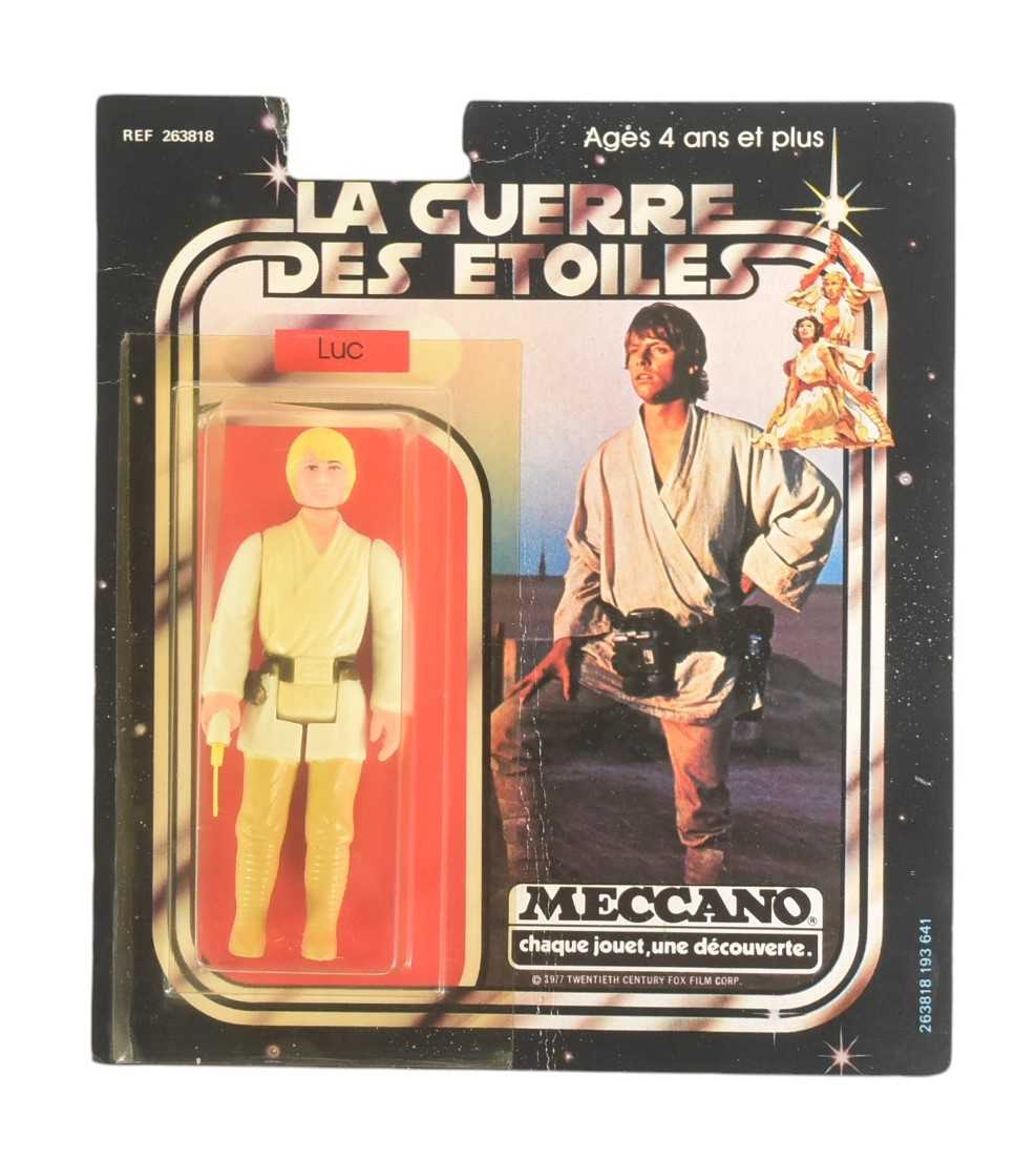Lot 564 - STAR WARS - SCARCE FRENCH MOC CARDED ACTION FIGURE