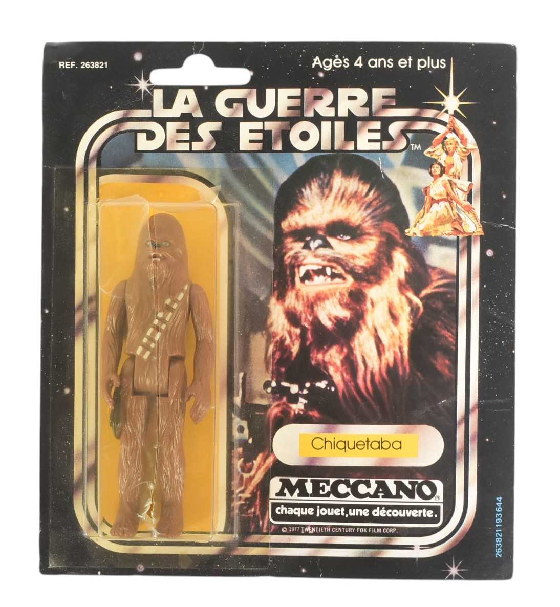 Lot 566 - STAR WARS - SCARCE FRENCH MOC CARDED ACTION FIGURE