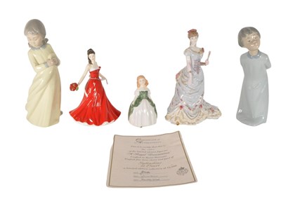 Lot 196 - COLLECTION OF LATE 20TH CENTURY PORCELAIN FIGURES