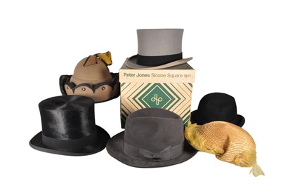 Lot 332 - COLLECTION OF 20TH CENTURY HATS