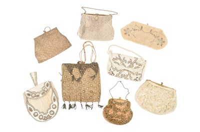 Lot 351 - EIGHT VINTAGE EMBROIDERED PURSES