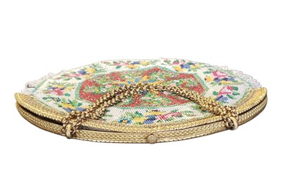 Lot 347 - 19TH CENTURY VICTORIAN BEADED EVENING BAG