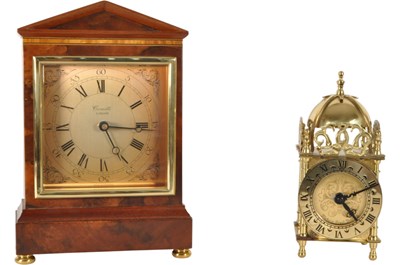 Lot 340 - TWO 20TH CENTURY BATTERY OPERATED MANTEL CLOCKS