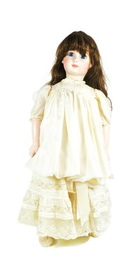 Lot 383 - LARGE VINTAGE REPRODUCTION PORCELAIN DOLL