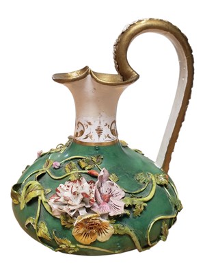 Lot 464 - 19TH CENTURY BLOOR DERBY PORCELAIN JUG EWER