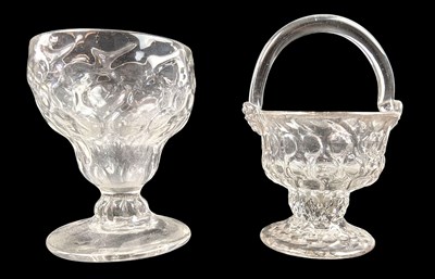 Lot 58 - GEORGE III 18TH CENTURY C. 1760 MONTEITH / BONNET GLASS T/W ANOTHER