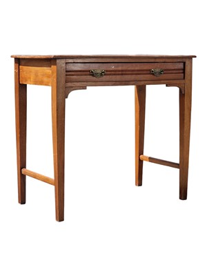 Lot 798 - EDWARDIAN WALNUT WRITING TABLE