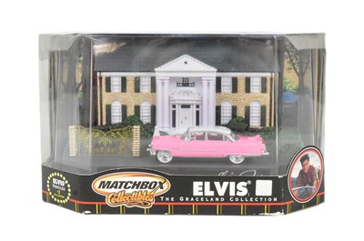 Lot 53 - DIECAST - MATCHBOX COLLECTIBLES ELVIS GRACELAND 1955 CADILLAC