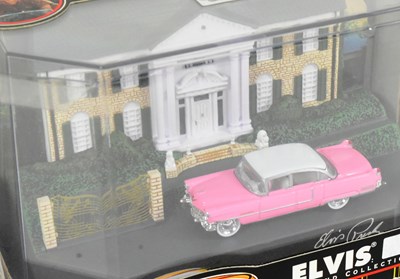 Lot 53 - DIECAST - MATCHBOX COLLECTIBLES ELVIS GRACELAND 1955 CADILLAC