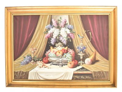 Lot 357 - BELA BALOGH (HUNGARIAN 1909-1980) - STILL LIFE PAINTING