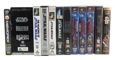 Lot 672 - STAR WARS - COLLECTION OF VINTAGE VHS