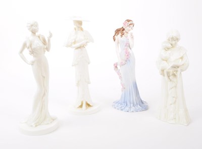 Lot 22 - COALPORT & ROYAL WORCESTER - COLLECTION OF PORCELAIN LADY STATUES