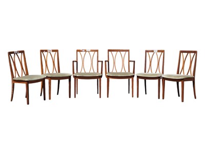 Lot 598 - VICTOR B WILKINS FOR G-PLAN FURNITURE - SET OF 6 DINING CHAIRS