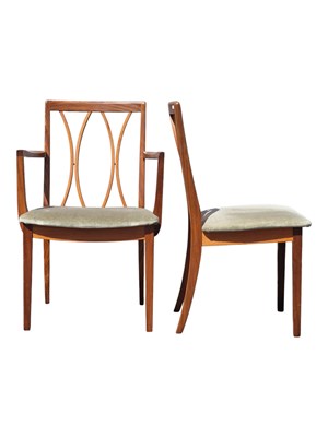 Lot 598 - VICTOR B WILKINS FOR G-PLAN FURNITURE - SET OF 6 DINING CHAIRS