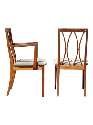 Lot 598 - VICTOR B WILKINS FOR G-PLAN FURNITURE - SET OF 6 DINING CHAIRS
