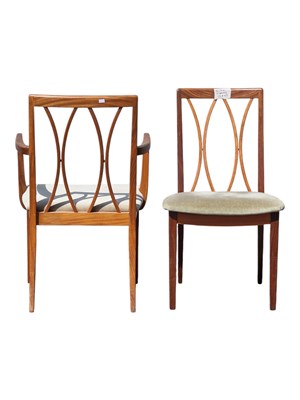 Lot 598 - VICTOR B WILKINS FOR G-PLAN FURNITURE - SET OF 6 DINING CHAIRS