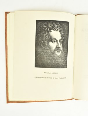 Lot 30 - KELMSCOTT PRESS INTEREST. 1934 A NOTE BY WILLIAM MORRIS ON HIS AIMS, SECOND PRINTING SPECIAL EDITION