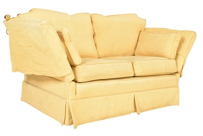 Lot 455 - CONTEMPORARY KNOLE DROP ARM THREE-SEATER SOFA