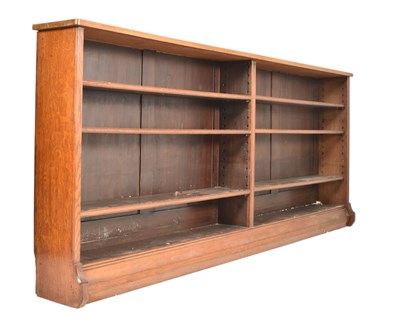 Lot 345 - LARGE 19TH CENTURY VICTORIAN DOUBLE-SECTION LAWYER'S BOOKCASE