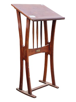 Lot 777 - EARLY 20TH CENTURY ARTS & CRAFTS MANNER READING STAND LECTURN