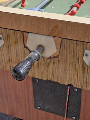 Lot 592 - VINTAGE 20TH CENTURY TABLE FOOTBALL / FOOSBALL TABLE