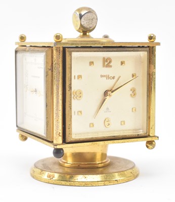 Lot 98 - IMHOF, SWISS - 20TH CENTURY GILT BRASS WEATHER STATION COMPENDIUM