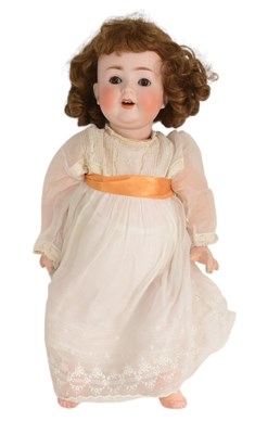 Lot 64 - ANTIQUE DOLL - PORZELLANFABRIK-BURGGRUB BISQUE HEADED DOLL