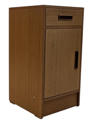 Lot 563 - BRITISH MODERN DESIGN - VINTAGE TEAK BEDSIDE CHEST