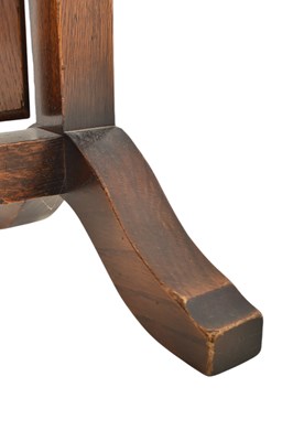 Lot 535 - HARRODS - ROYAL OAK RANGE - SOLID OAK CHEVAL MIRROR