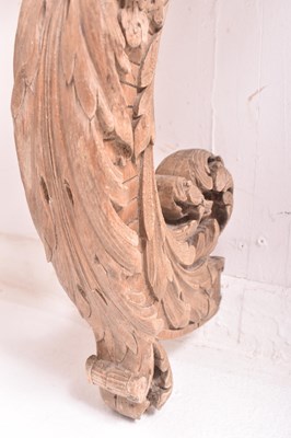 Lot 311 - PAIR OF CONTINENTAL ROCOCO STYLE CARVED WOOD CONSOLE HALL TABLES