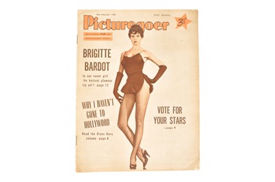 Lot 132 - 1956 PICTUREGOER FILM MAGAZINE FT BRIGITTE BARDOT