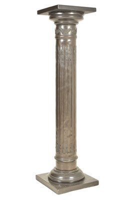 Lot 365 - 20TH CENTURY PAINTED COMPOSITE COLUMN BUST STAND