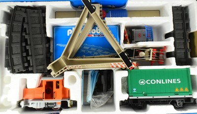 Lot 680 - PLAYMOBIL - RC RADIO CONTROL CARGO TRAIN SET