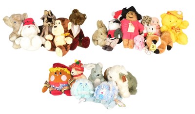 Lot 40 - TEDDY BEARS - COLLECTION OF VINTAGE SOFT TOYS