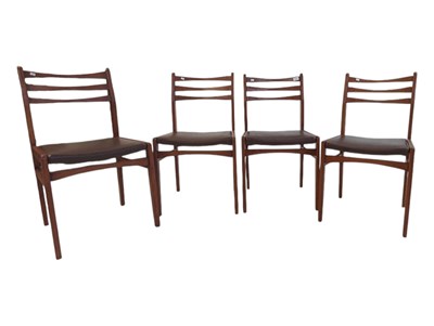 Lot 566 - BRITISH MODERN DESIGN - FOUR MID CENTURY DINING CHAIRS
