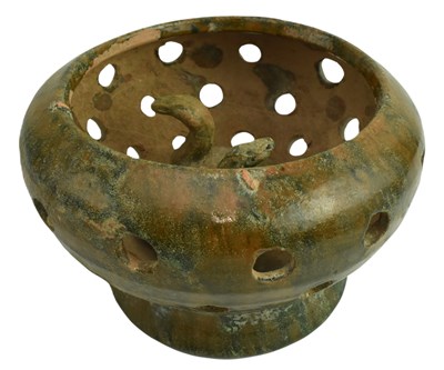 Lot 166 - CHINESE HAN DYNASTY STYLE GREEN GLAZED POTTERY DUCKS IN PEN 汉陶鸭圈