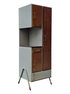 Lot 558 - MID CENTURY FRENCH BACHELORS WARDROBE