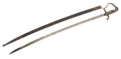 Lot 241 - 19TH CENTURY GERMAN M1890 PATTERN OFFICERS SWORD