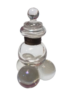 Lot 11 - 19TH CENTURY VICTORIAN FRENCH SOAP BUBBLE INKWELL