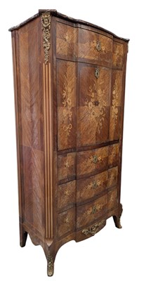Lot 267 - FRENCH NAPOEON III 19TH CENTURY ROSEWOOD & INLAID SECRETAIRE