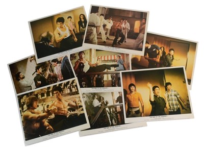 Lot 71 - WAY OF THE DRAGON (1972) - MARTIAL ARTS - FULL SET OF LOBBY CARDS