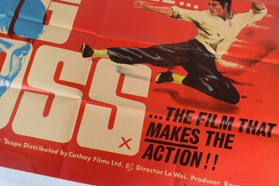Lot 15 - THE BIG BOSS (1971) - MARTIAL ARTS - ORIGINAL QUAD POSTER