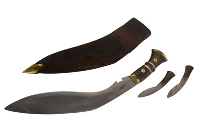Lot 224 - VINTAGE NEPALESE GURKHA KUKRI KNIFE DAGGER