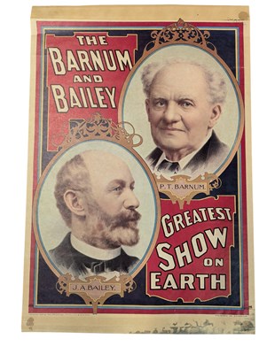 Lot 50 - THE BARNUM AND BAILEY GREATEST SHOW ON EARTH POSTER